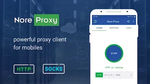 Скриншот 1 — Nore Proxy - http socks client