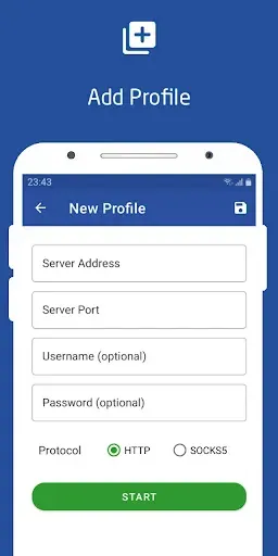 Скриншот 5 — Nore Proxy - http socks client
