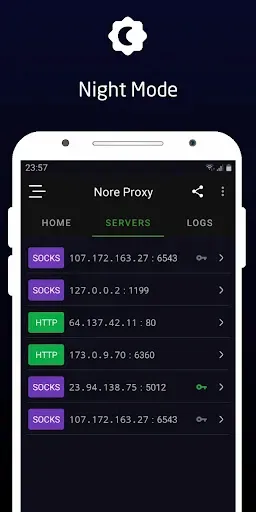 Скриншот 7 — Nore Proxy - http socks client