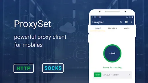 Скриншот 1 — ProxySet - HTTP Socks Proxy
