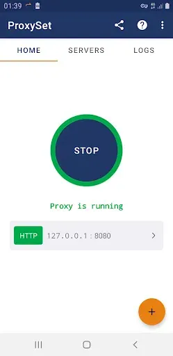 Скриншот 2 — ProxySet - HTTP Socks Proxy