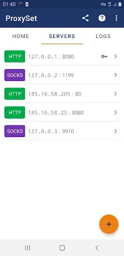 Скриншот 4 — ProxySet - HTTP Socks Proxy