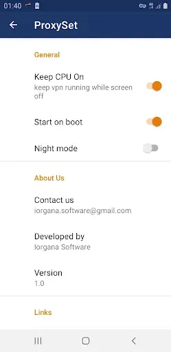 Скриншот 7 — ProxySet - HTTP Socks Proxy