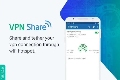 Скриншот 1 — VPN Share