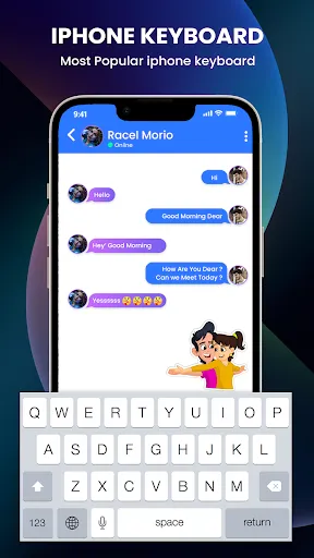 Скриншот 1 — iPhone Keyboard