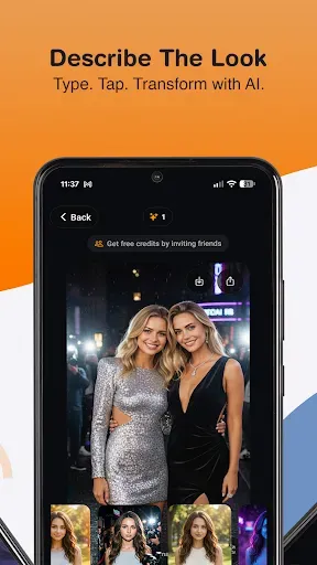 Скриншот 3 — RetroSelfie: AI Photo Editor