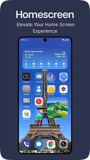 Скриншот 1 — Launcher Phone OS