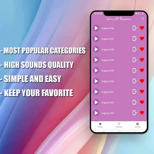 Скриншот 4 — iPhone Все Рингтоны