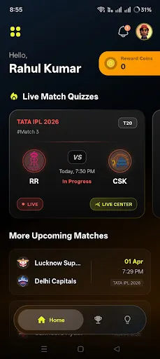 Скриншот 2 — IPL Betting App - Criczap