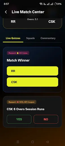 Скриншот 5 — IPL Betting App - Criczap