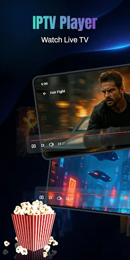 Скриншот 1 — IPTV Player: M3U Стрим