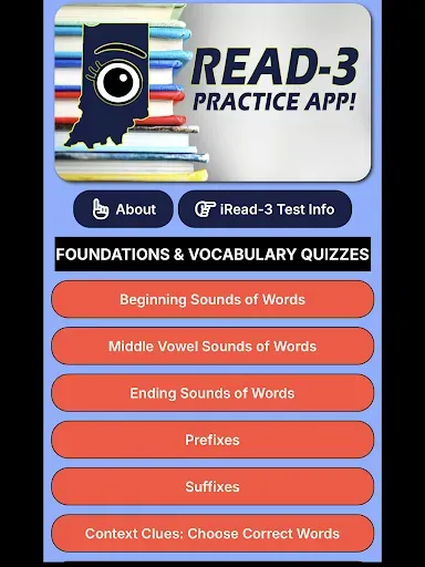 Скриншот 1 — iRead-3 Practice App