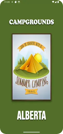 Скриншот 1 — Alberta Campgrounds