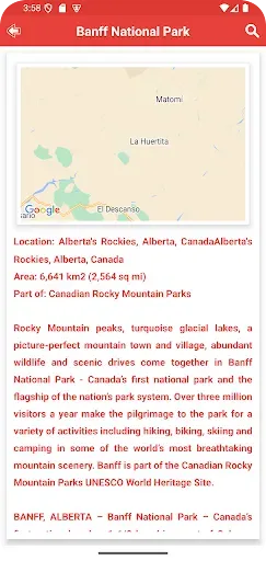 Скриншот 4 — Canada National Parks