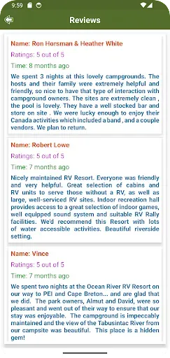 Скриншот 6 — New Brunswick Campgrounds