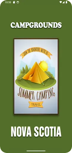 Скриншот 1 — Nova Scotia Campgrounds