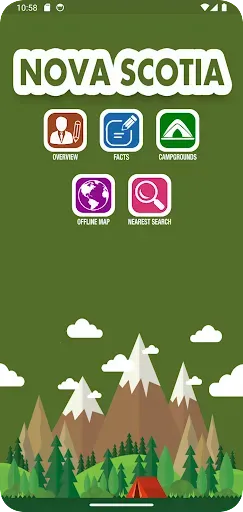 Скриншот 2 — Nova Scotia Campgrounds