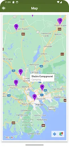 Скриншот 8 — Nova Scotia Campgrounds