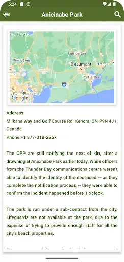 Скриншот 4 — Ontario RV Parks & Campgrounds