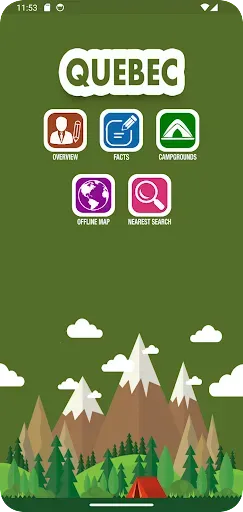 Скриншот 2 — Quebec Province Campgrounds