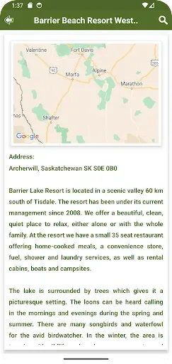 Скриншот 4 — Saskatchewan Campgrounds