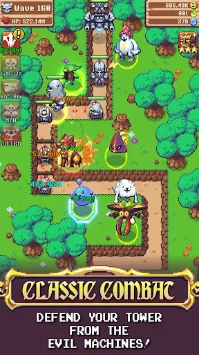 Скриншот 4 — Epic Monster TD - RPG Tower De