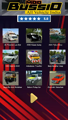 Скриншот 1 — Mod Bussid All Vehicles India