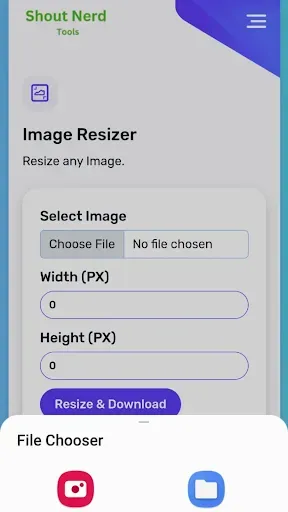 Скриншот 2 — Image Resizer