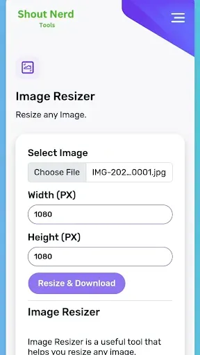 Скриншот 5 — Image Resizer
