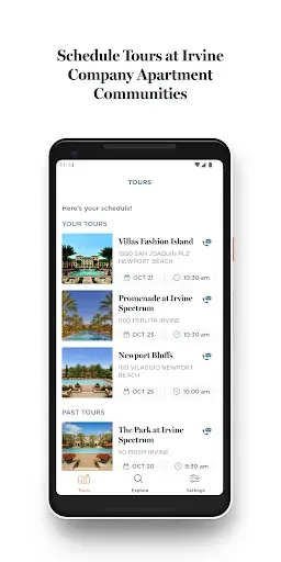 Скриншот 2 — TourGuide by Irvine Company