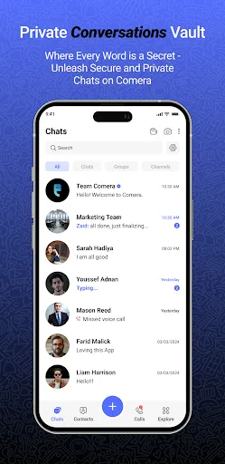 Скриншот 1 — Comera - Video Calls & Chat