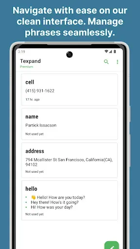 Скриншот 6 — Text Expander - Texpand