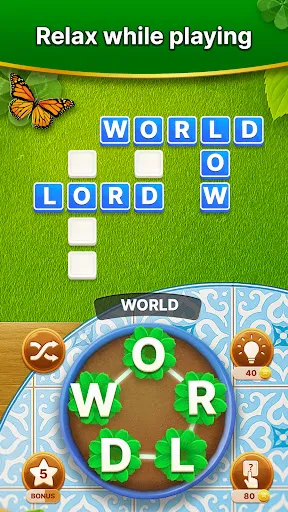 Скриншот 1 — Word Garden : Crosswords
