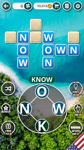 Скриншот 2 — Word Land - Crosswords
