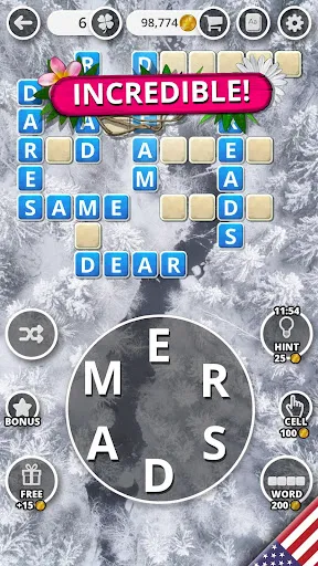 Скриншот 5 — Word Land - Crosswords