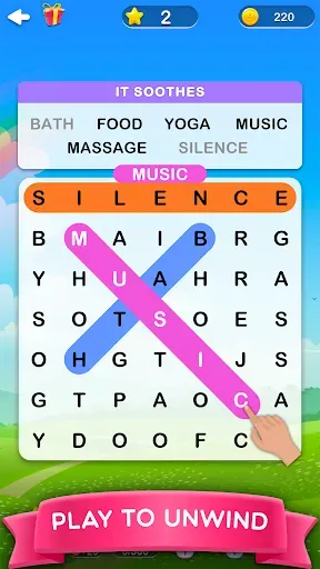 Скриншот 1 — Word Search 2 - Hidden Words