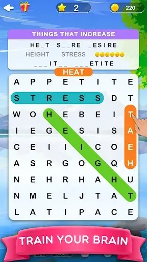 Скриншот 2 — Word Search 2 - Hidden Words