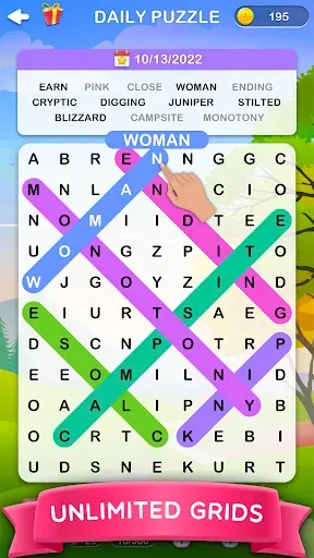 Скриншот 3 — Word Search 2 - Hidden Words