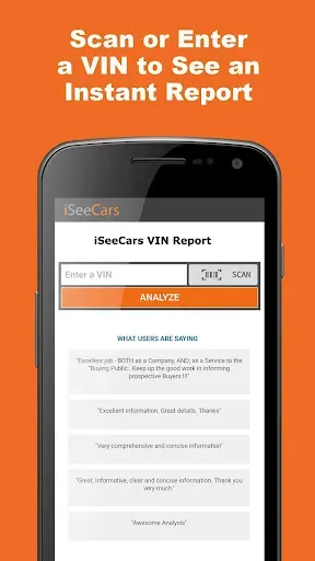 Скриншот 1 — VIN Report for Used Cars