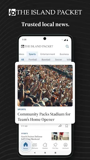 Скриншот 1 — Island Packet News Hilton Head