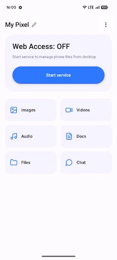 Скриншот 1 — PlainApp: Phone Web Portal