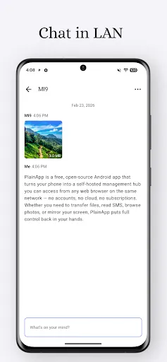 Скриншот 2 — PlainApp: Phone Web Portal