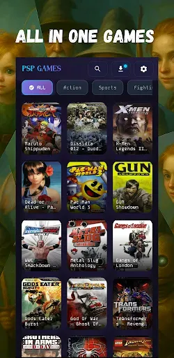 Скриншот 2 — PSP Games Downloader Library
