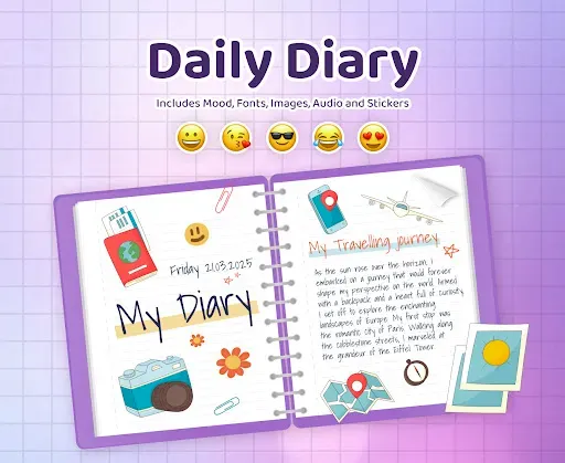 Скриншот 1 — My Diary - Daily Journal