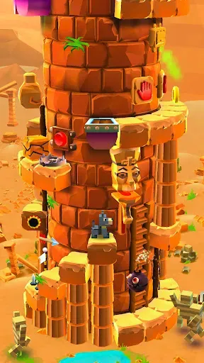 Скриншот 4 — Blocky Castle: Tower Climb