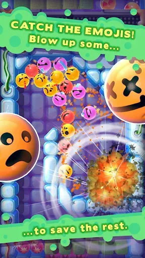 Скриншот 2 — Rolling Down: Emoji Adventure