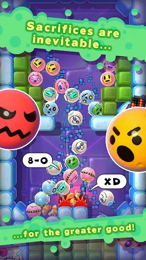 Скриншот 3 — Rolling Down: Emoji Adventure