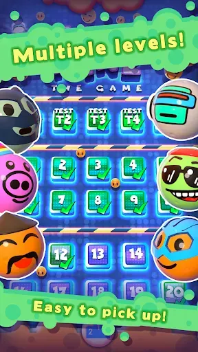 Скриншот 5 — Rolling Down: Emoji Adventure