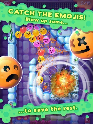 Скриншот 7 — Rolling Down: Emoji Adventure