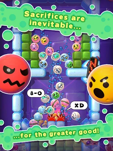 Скриншот 8 — Rolling Down: Emoji Adventure